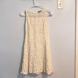 Cream lace dress